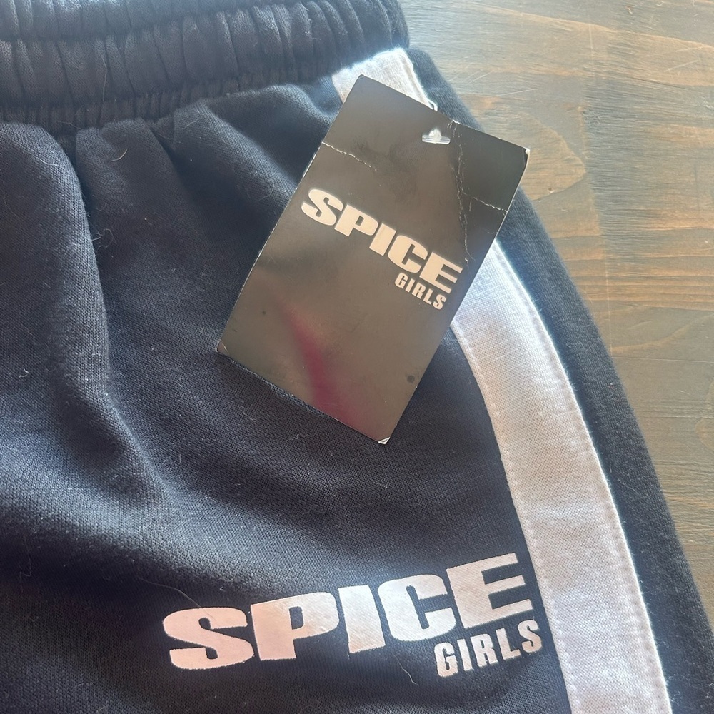 SPICE GIRL 🆕  BNWT sweatpants. Size xs, stretchy material. Spice girls logo - Picture 2 of 7